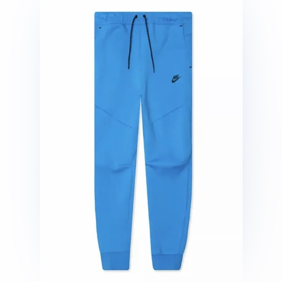 Nike Men s Sportswear Tech Fleece Joggers Light Photo Blue CU4495-435 AUTHENTIC - Picture 1 of 4